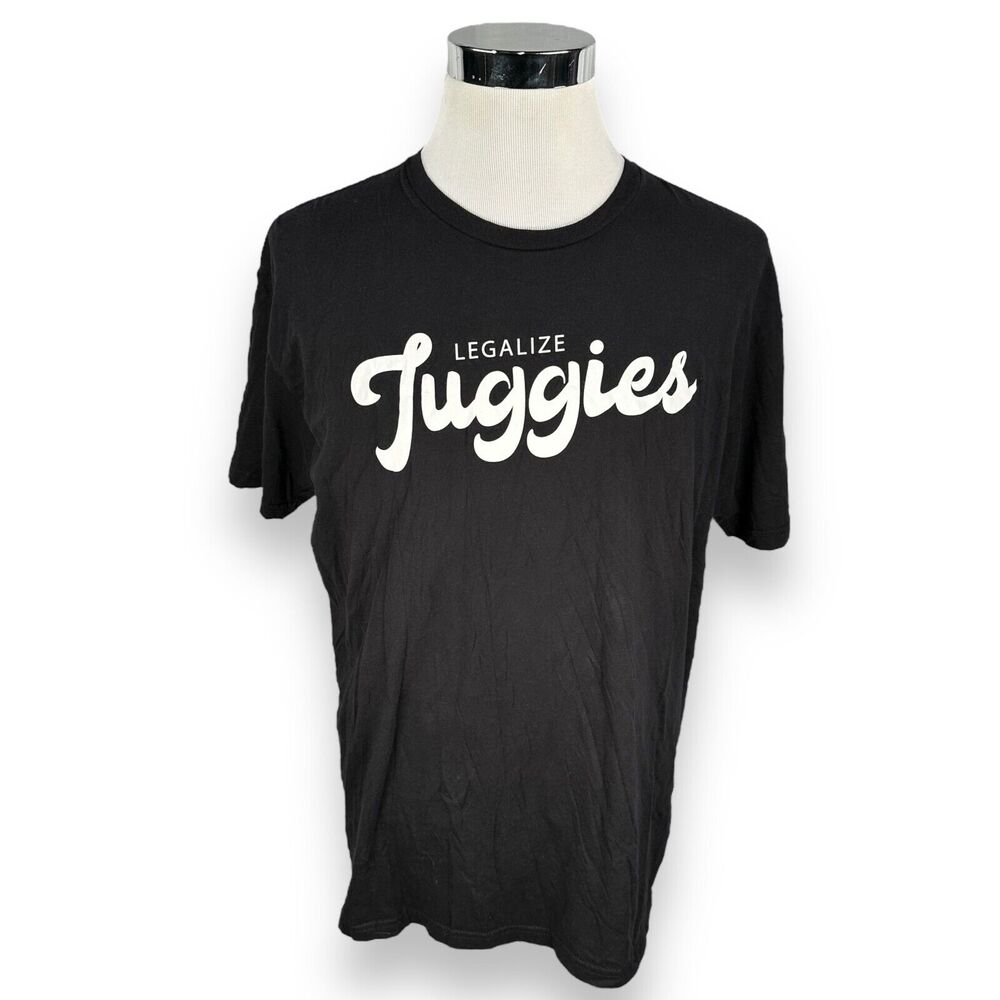 Nelk Boys Full Send Legalize Tuggies T-Shirt‎ Men's XL Short Sleeve Cotton Black